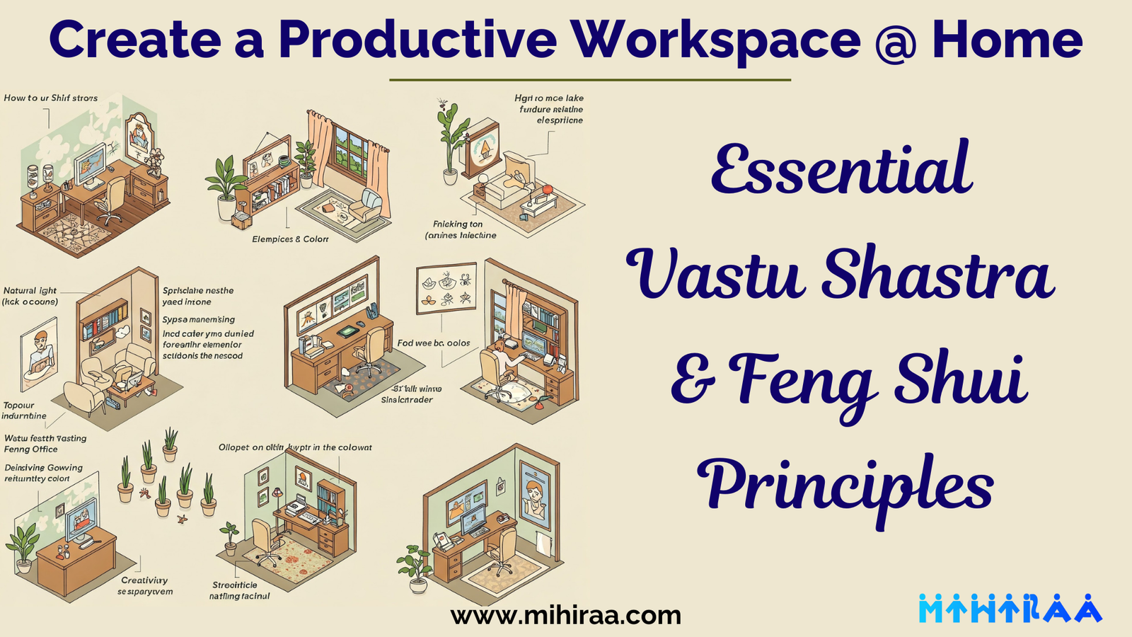 How to Set Up Your Home Office Using Vastu and Feng Shui Principles | Mihiraa